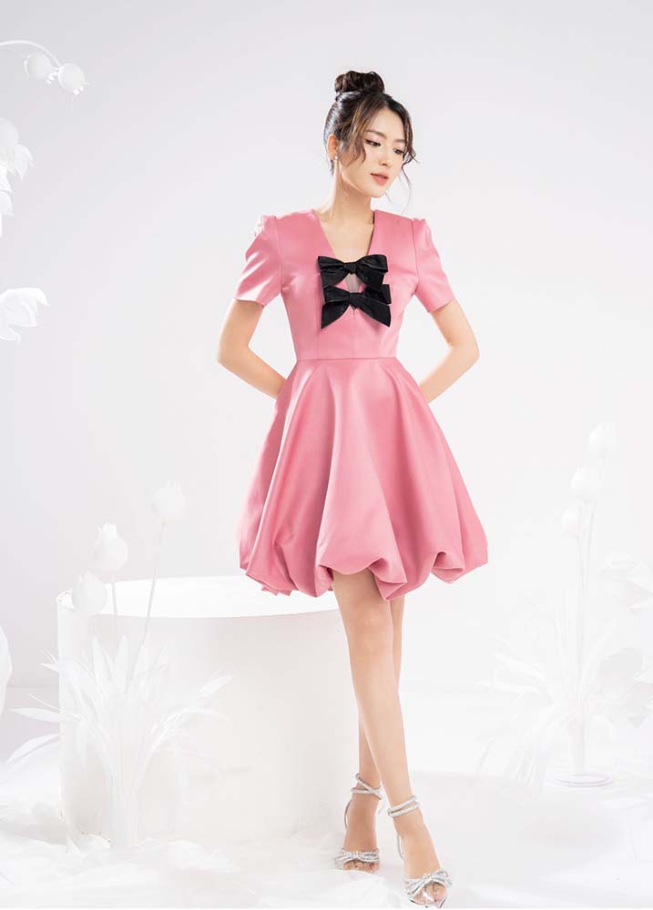 Đầm dự tiệc pastel hồng | Shopee Việt Nam